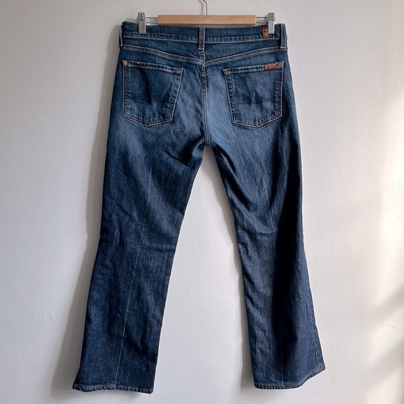 7 For All Mankind low rise bootcut jeans in women’s 30 waist - Picture 5 of 13